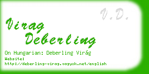 virag deberling business card